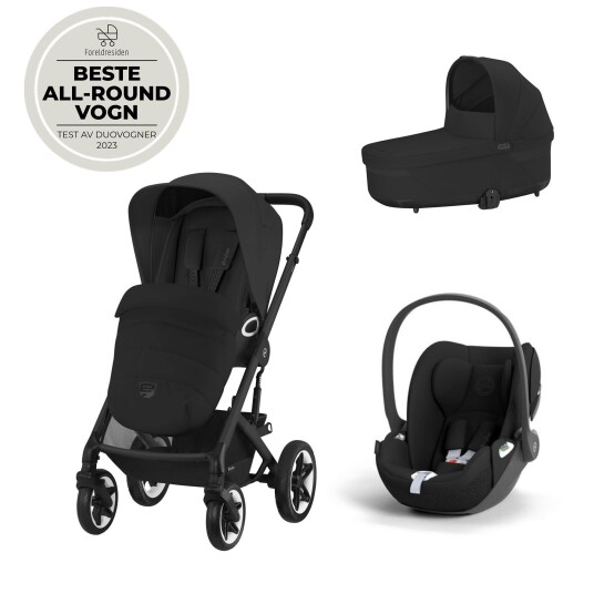 Komplett vogn 3in1  Cybex Talos S Lux Moon Black + Cloud T