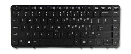 HP Keyboard for zBook 15u G3 (UK) BL - Brbart tastatur - til utskifting - Engelsk - Storbritannia