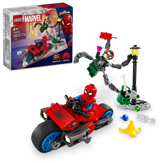 LEGO Super Heroes Motorsykkeljakt: Spider-Man mot Doc Ock 76275