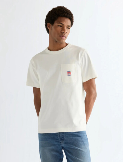 Wrangler Pocket Tee White XL x 00