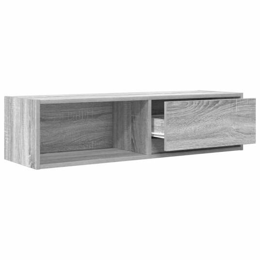 TV benk grå sonoma eik 100x31x25,5 cm konstruert tre TV benk grå sonoma eik 100x31x25,5 cm konstruert tre