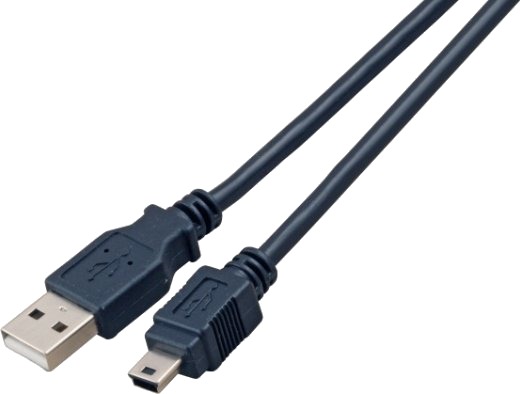 Efb Usb2.0 Kabel A Mini B 5 Pinners Hann Hann 3,0 M Svart Klasse