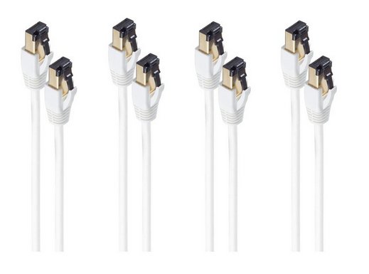 Shiverpeaks Bs08-41046-4 Nettverkskabel Hvit 3 M Cat8.1 F/Ftp (Fftp) (Bs08-41046-4)