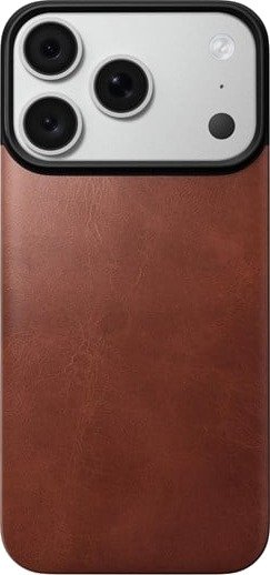 Nomad Magnetic Leather Back - olde dublin (Horween) - Magsafe - iPhone 18 Pro/17 Pro