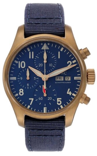 IWC Herreklokke IW388109 Pilots Blå/Lær Ø41 mm IWC Herreklokke IW388109 Pilots Blå/Lær Ø41 mm