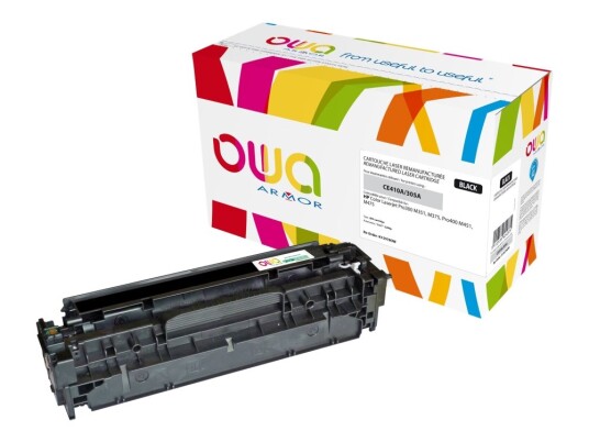 Owa - Svart - Kompatibel - Gjenfabrikert - Tonerpatron Alternativ For: Hp Ce410a - For Hp Laserjet Pro 300 M351 400 M451 Mfp M375 Mfp M475
