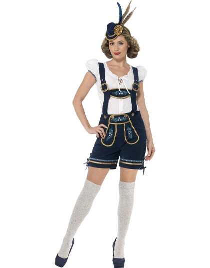Smiffys Traditional Bavarian Deluxe Karnevalskostyme Small