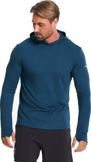 RevolutionRace Herre > Overdeler > Langermede skjorter Impulse Active Hoodie Herre Insignia Blue Størrelse:M