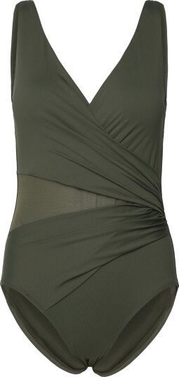 Hunkemöller Shell Mesh Shaping Bs Khaki green L