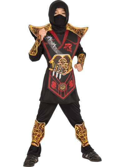 Rubies Deluxe Costume Ninja 104 cm Rubies Deluxe Costume Ninja 104 cm