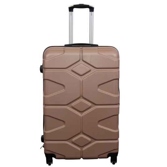 Borg Living Stor koffert - Militær Sand - Hardcase koffert - Smart reisekoffert