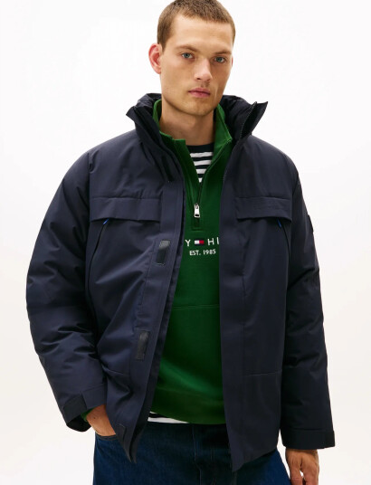 Tommy Hilfiger Tech Padded Jkt - Navy - M Tommy Hilfiger Tech Padded Jkt - Navy - M