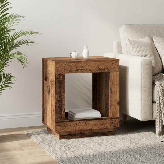 vidaXL Sidetabell Gammelt tre 60 x 40 x 65 cm Konstruert tre vidaXL Sidetabell Gammelt tre 60 x 40 x 65 cm Konstruert tre