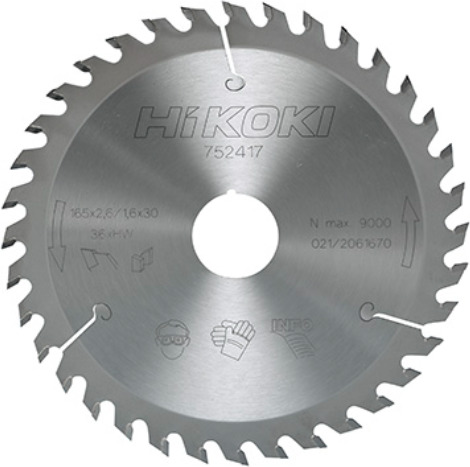 Hikoki Tilbehør Skjæreskive For Tre Hitachi  185X1,6X30,0 Mm  Z18