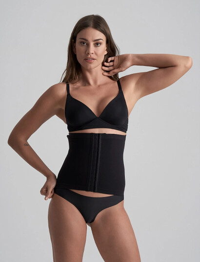 Bye Bra Soft Touch Seamless Waist Shaper Black L