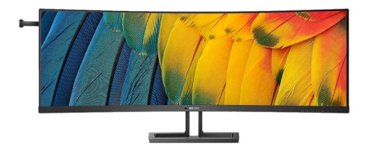 Philips 45" Buet DQHD Skjerm 5120x1440 VA 75Hz med KVM, USB-C, Svart Philips 45" Buet DQHD Skjerm 5120x1440 VA 75Hz med KVM, USB-C, Svart