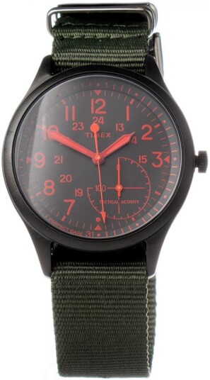 Timex Herreklokke TW2V11000LG Grå/Tekstil Ø41 mm