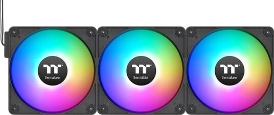 Thermaltake CT120 EX 120mm ARGB Kabinettvifte - Svart - 3-pakning
