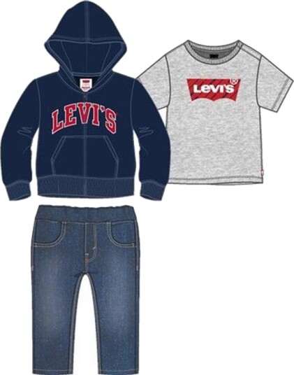 3PC Collgate Denim Jeans Set (68 / 6 mnd)