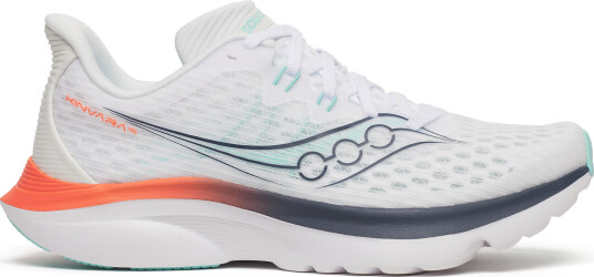 Saucony Women's Kinvara 16 White/navy 37.5