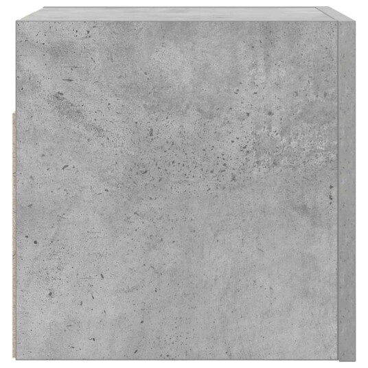 vidaXL Vegghengte TV-benk betonggrå 30,5x30x30 cm
