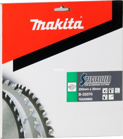 Makita B-33370 Sagblad 250mm, 80 tenner