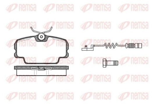 Bremseklosser REMSA 0145.02 Bremseklosser REMSA 0145.02