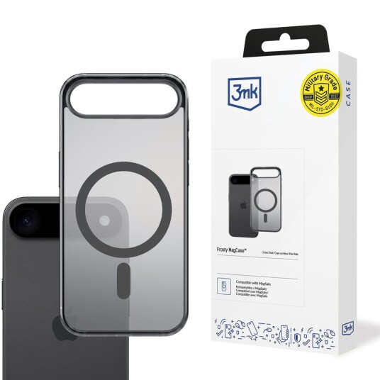 3mk Frosty MagCase Deksel for iPhone 17 Air   Svart