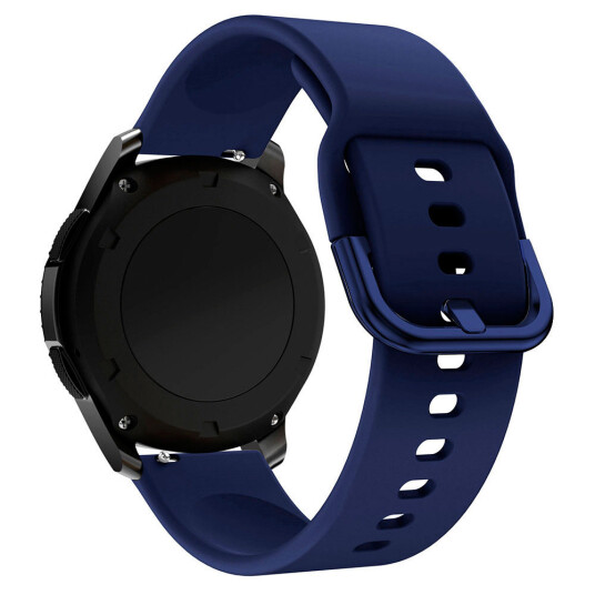 Hurtel Silikon Universell Smartklokkereim 20mm Mørkeblå