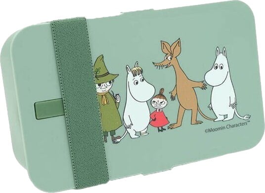 Moomin   Mummi matboks 6x12x19 cm Familien grønn