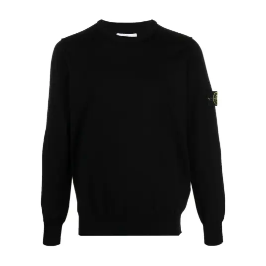 Stone Island Herre Strikkevarer Svart L, Stone Island Herre Strikkevarer Svart L,