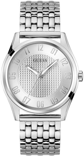 Guess Herreklokke GW0895G1 Dress Sølvfarget/Stål Ø42 mm Guess Herreklokke GW0895G1 Dress Sølvfarget/Stål Ø42 mm