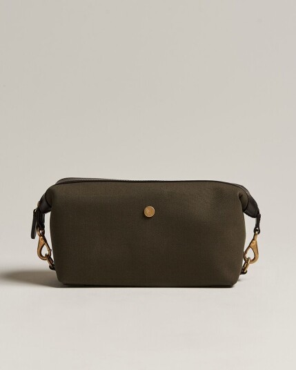 Mismo M/S Nylon Washbag Army/Dark Brown Mismo M/S Nylon Washbag Army/Dark Brown