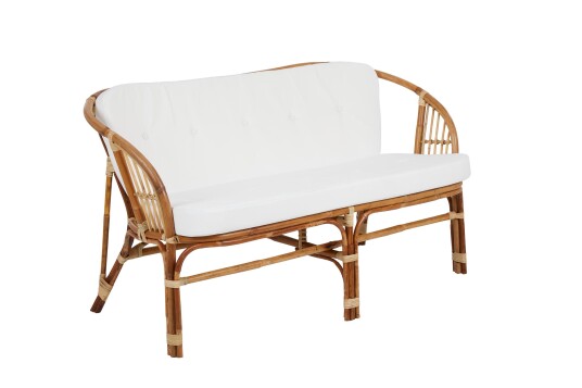 Brafab Astrakan 2 seter sofa Natur med hvit pute 140 x 79 cm Natur