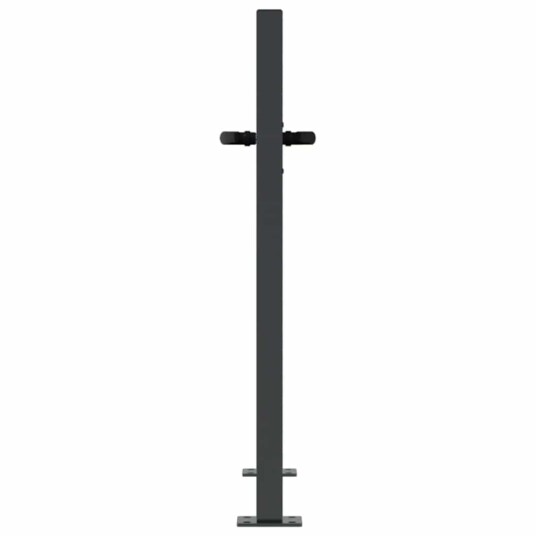 Hageport antrasitt 105x105 cm stÄl gressdesign Hageport antrasitt 105x105 cm stÄl gressdesign