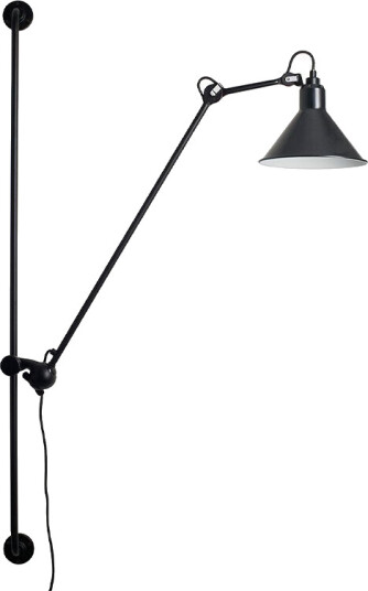 Lampe Gras N214 Vegglampe Matt Sort Lampe Gras N214 Vegglampe Matt Sort