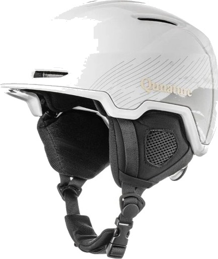 Rockbros Skihjelm Qunature 10130003001 Med Øreklapper Snowboard Str. L Hvit