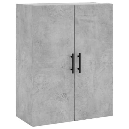Highboard betonggrå 69,5x34x180 cm konstruert tre Highboard betonggrå 69,5x34x180 cm konstruert tre