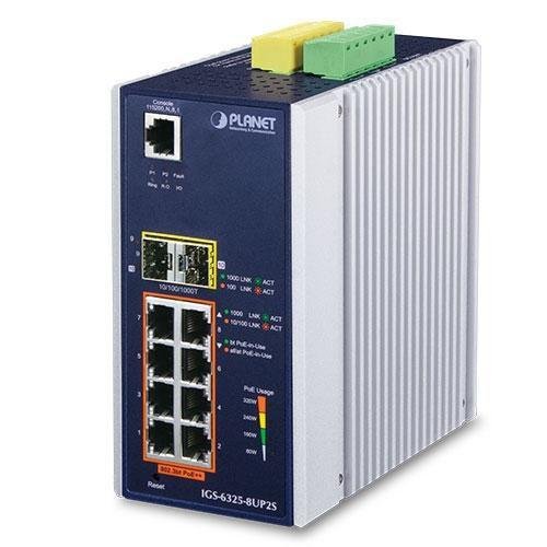PLANET P30 DIN-rail Industrial L3 8P