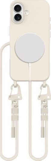 Tech Protect MagNecklace MagSafe Case with Lanyard for iPhone 16 Beige