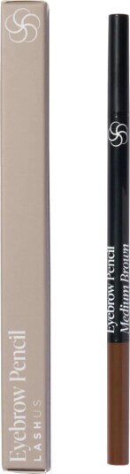 LashUs Eyebrow Pencil, Medium Brown LashUs Eyebrow Pencil, Medium Brown