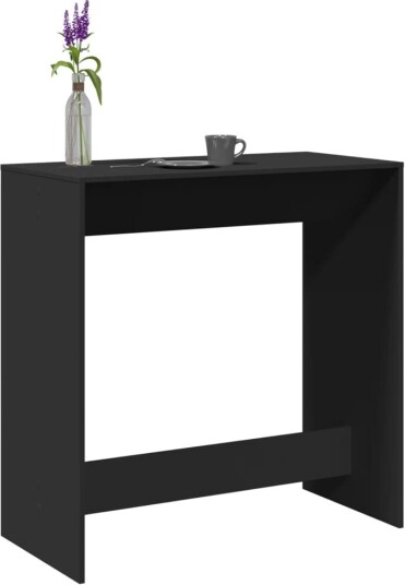 Barbord svart 102x50x103,5 cm konstruert tre 8721158387165