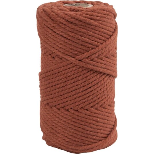 Craft Kit Macramé rope Burnt orange 977563 Craft Kit Macramé rope Burnt orange 977563