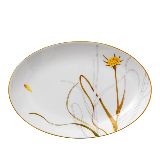 Royal Copenhagen Flora fat oval 26 cm Løvetann Royal Copenhagen Flora fat oval 26 cm Løvetann