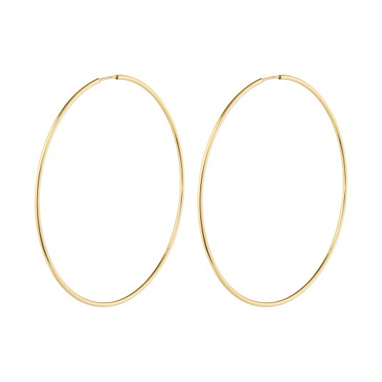 Pilgrim SANNE Maxi hoop øredobber gullbelagt Pilgrim SANNE Maxi hoop øredobber gullbelagt