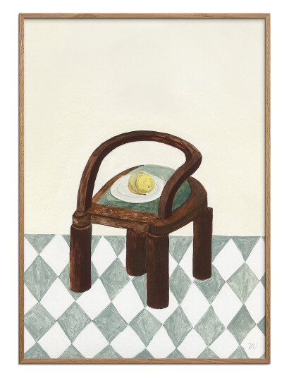 The Poster Club Tpc X Isabelle Vandeplassche - Chair With Fruit - Multi/patterned - 70X100CM The Poster Club Tpc X Isabelle Vandeplassche - Chair With Fruit - Multi/patterned - 70X100CM