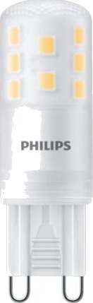 Philips Led Lyspære Form: Kapsel Mattslipt Finish G9 3.7 W Ekvivalent 40 W Klasse E Varmt Hvitt Lys 2700 K En Pakke 6 Philips Led Lyspære Form: Kapsel Mattslipt Finish G9 3.7 W Ekvivalent 40 W Klasse E Varmt Hvitt Lys 2700 K En Pakke 6