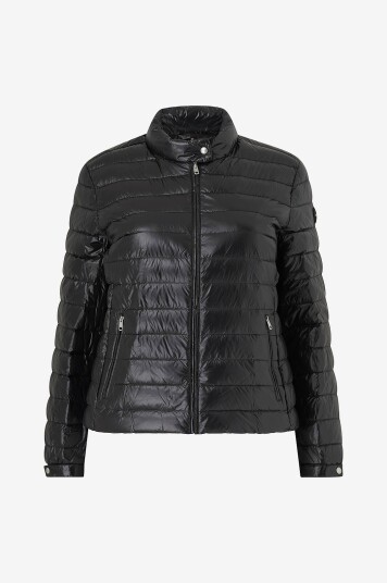 Tommy Hilfiger Curve Dun jakke Crv UL Down Mock NK Jacket Svart