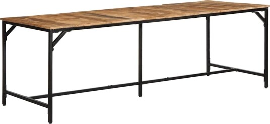 Spisebord 220x90x75 cm grovt heltre mangotre