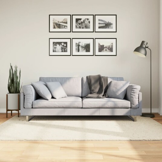 Teppe OVIEDO kort luv beige 140x200 cm 8721012230927